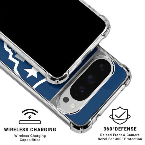 NFL New England Patriots Large Logo Google Pixel 10 Pro XL Clear Case